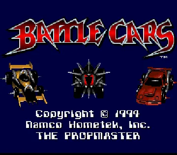 Battle Cars (USA) screen shot title